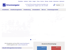 Tablet Screenshot of krisennavigator.de